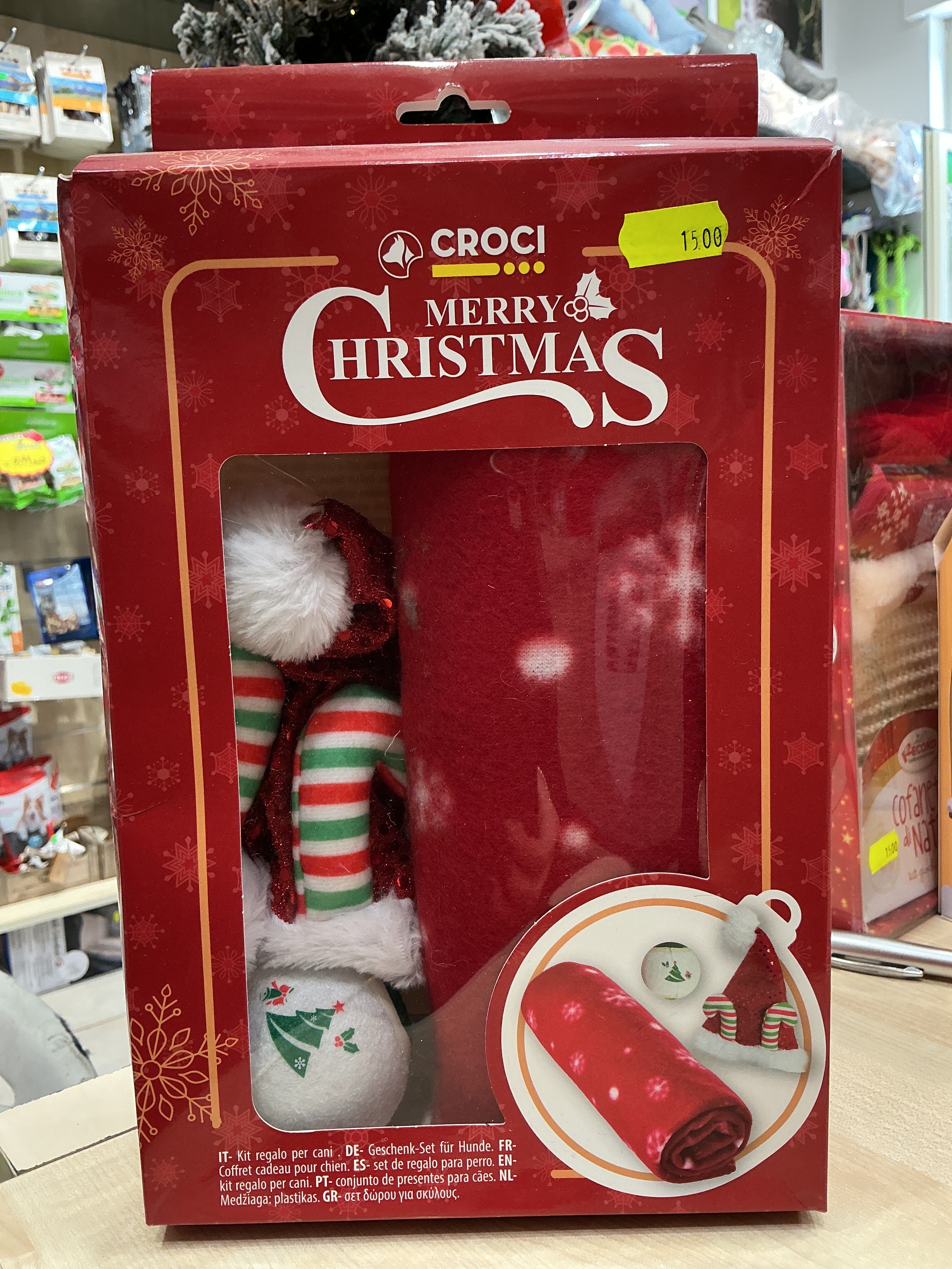 Kit regalo Natale per cani CROCI