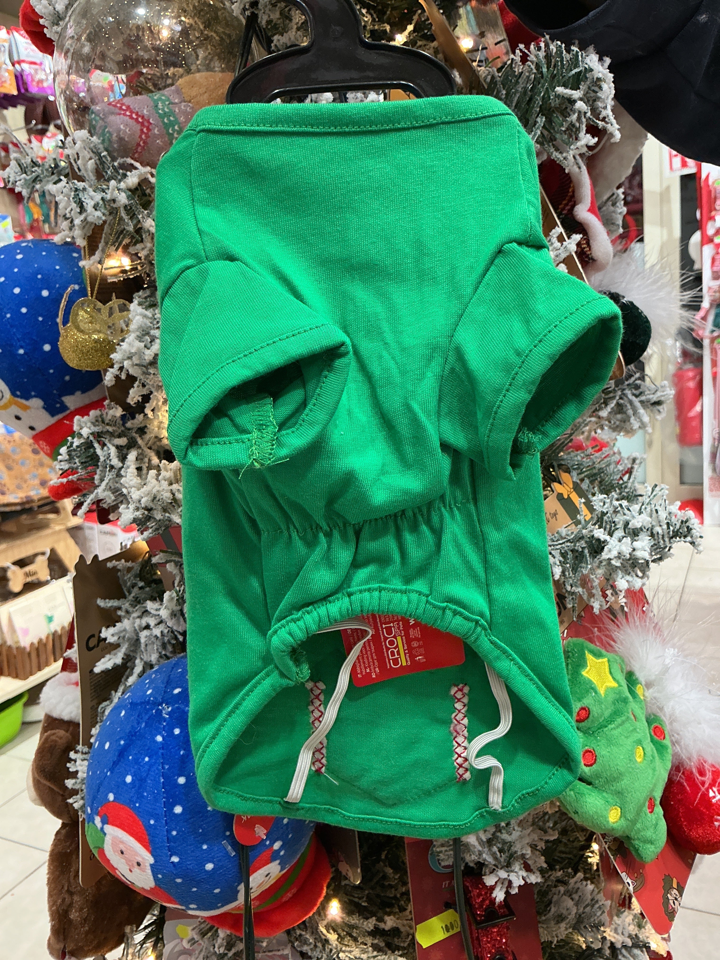 Maglia natalizia per cani lettera di babbo Natale CROCI