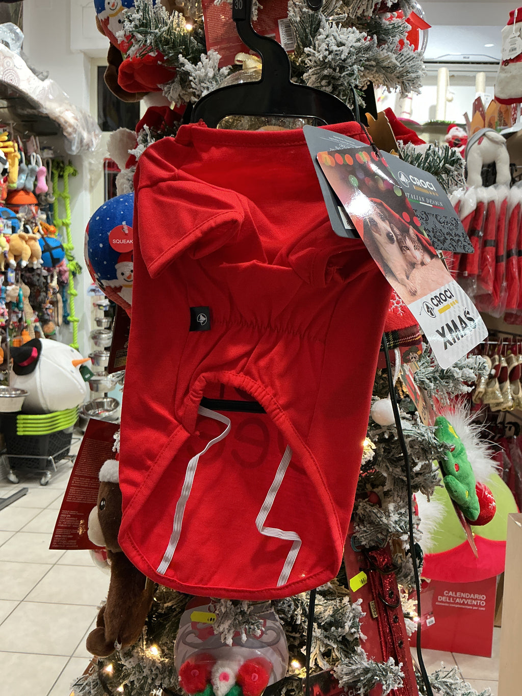 Maglia natalizia per cani renna CROCI