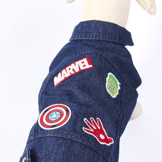 Giubbino cane jeans Marvel S
