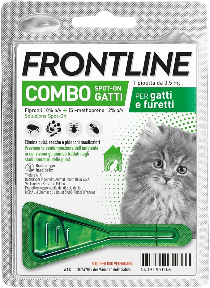 Frontline combo gattino e furetti