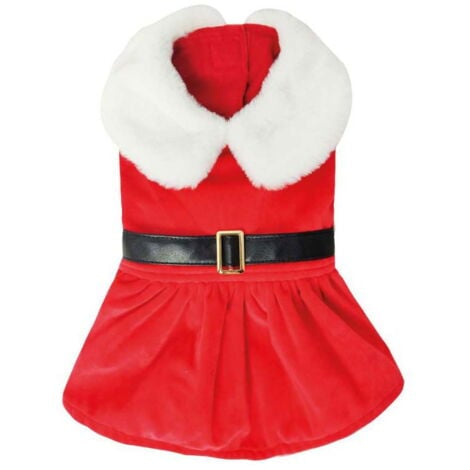Vestitino per cani natalizio santa girl xmas croci