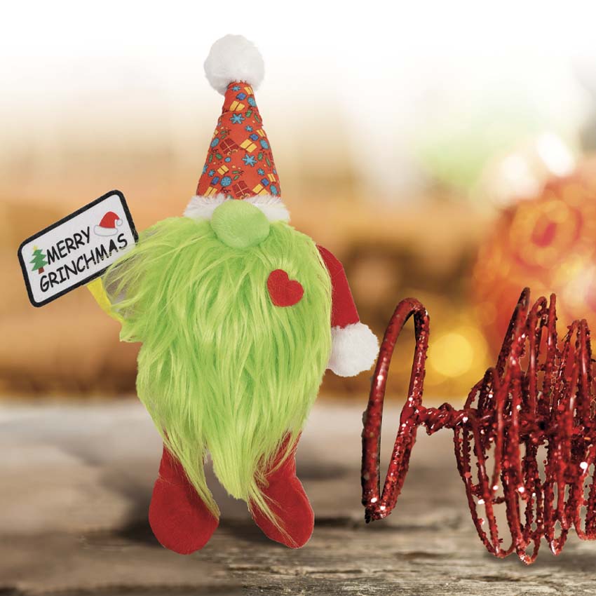 Gioco peluche cane natale GRINCH croci