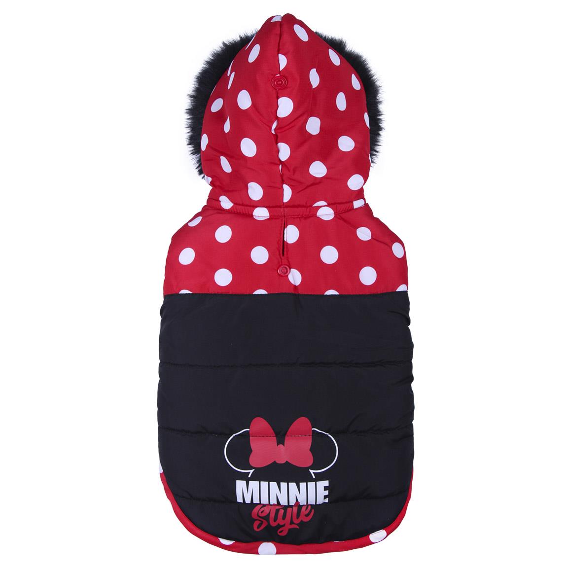 Giubbino per cani minnie pelliccia nera DISNEY