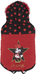 Giubbino per cane pelliccia rossa minnie DISNEY