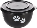 Ciotola per cani e gatti in acciaio inox con coperchio TRIXIE